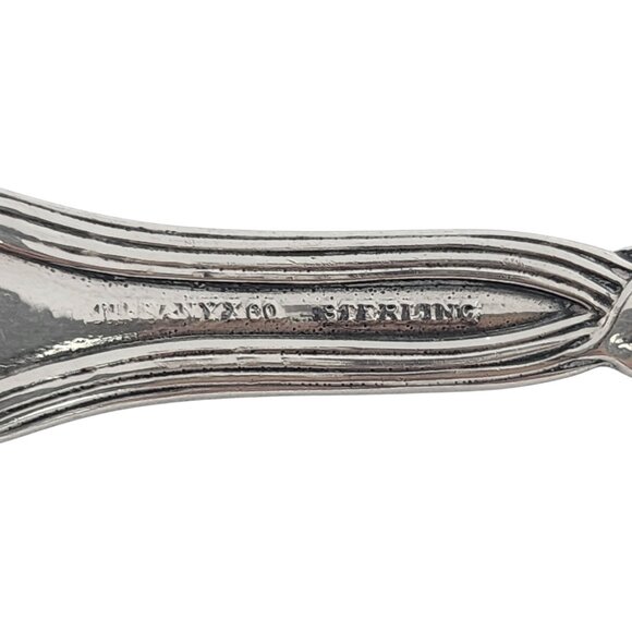 Tiffany & Co Strawberry Vine Sterling Pie Pastry Server w/mono 11 3/8" #15319 - Picture 9 of 10